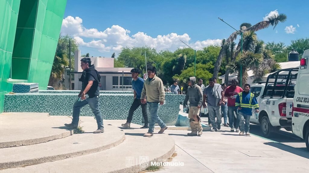 Los desaparecidos de San Luis Potosí llegando a Fiscalía 